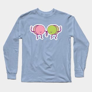 Macarons Holding Hands Long Sleeve T-Shirt